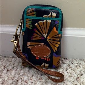 Colourful Fossil Wristlet
